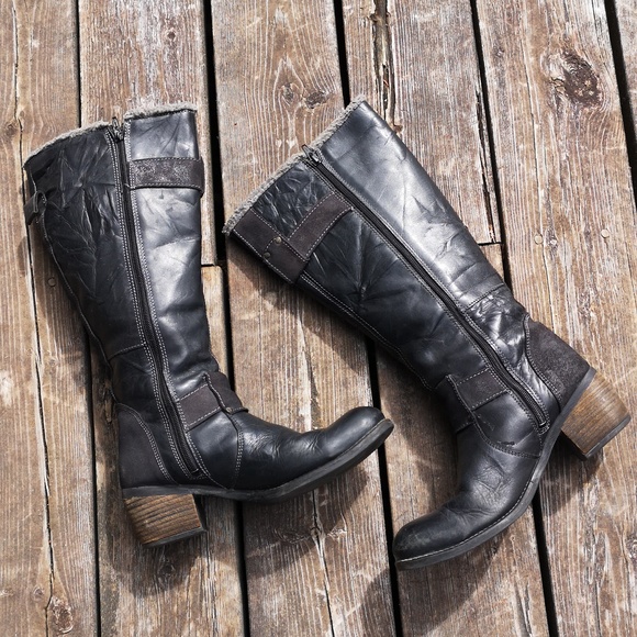 Bos & Co tall leather boots - Picture 3 of 16